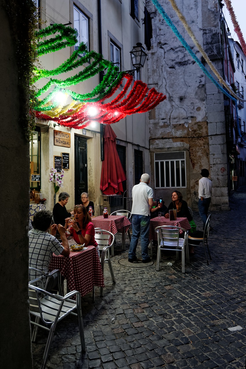 Image - lisbon portugal old town road