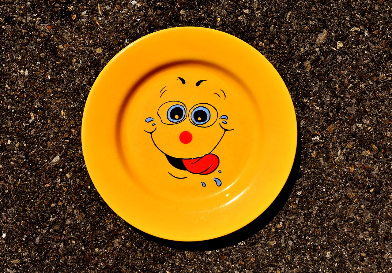 Image - plate tableware smiley cute