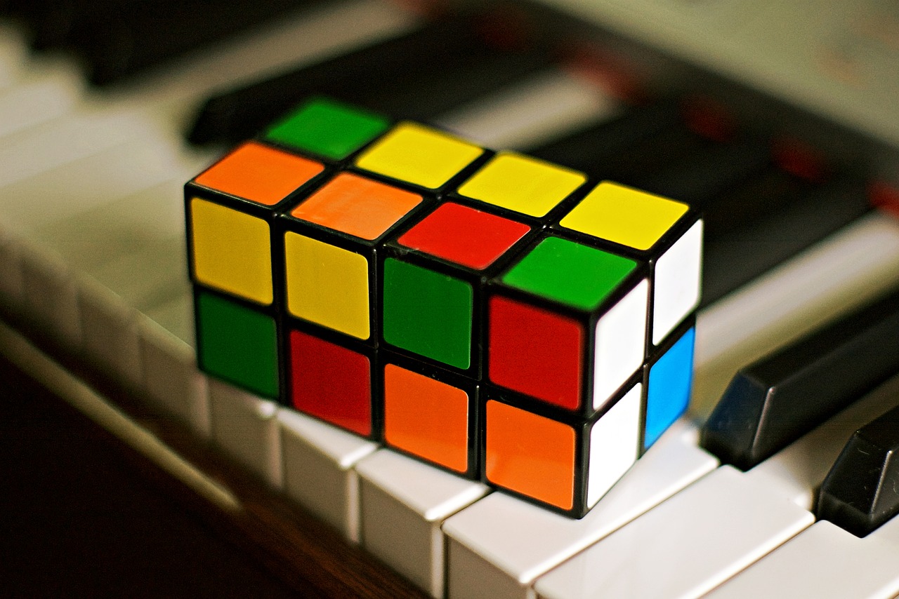 Image - cube piano keyboard