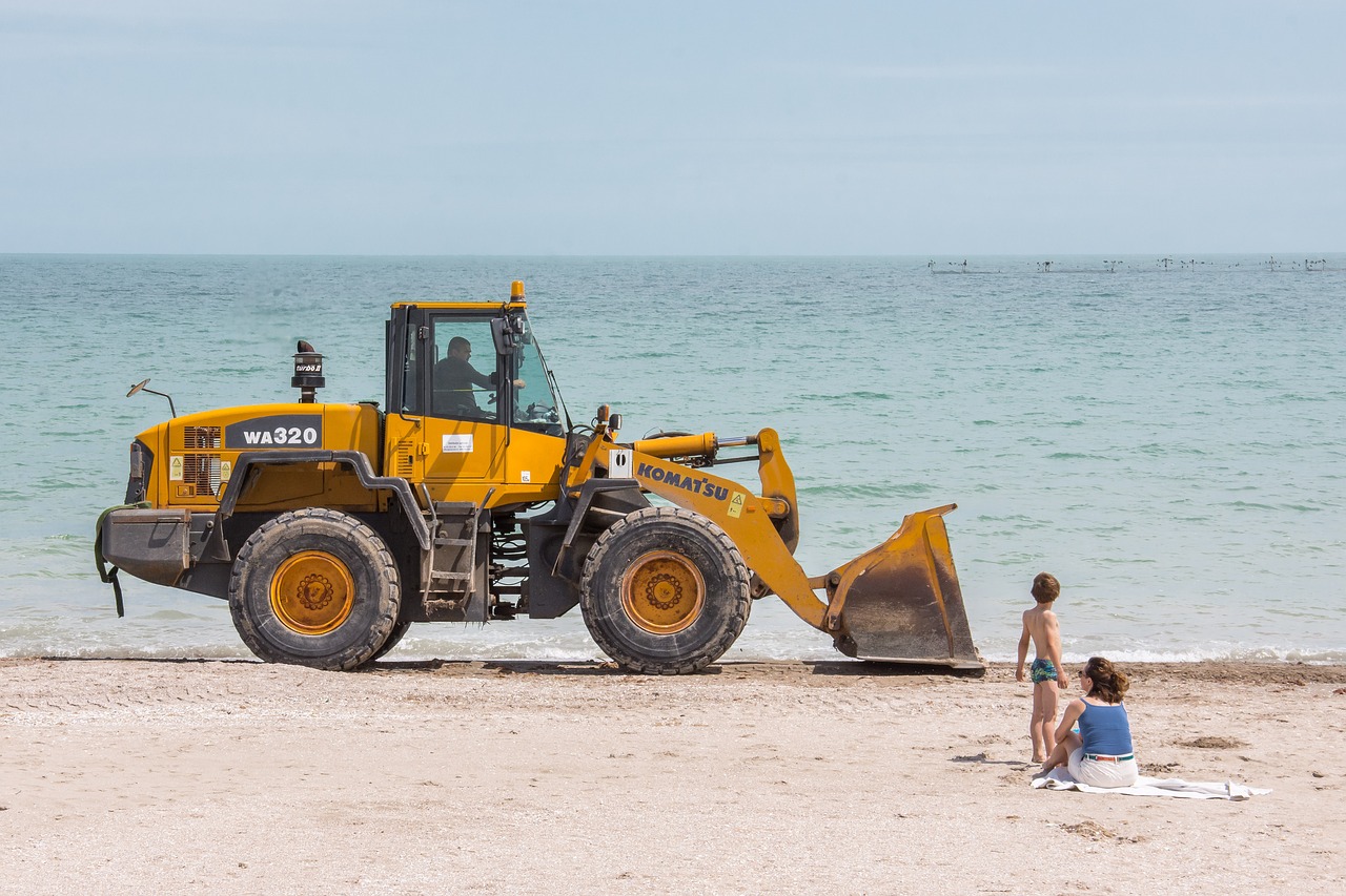 Image - beach summer heavy industry