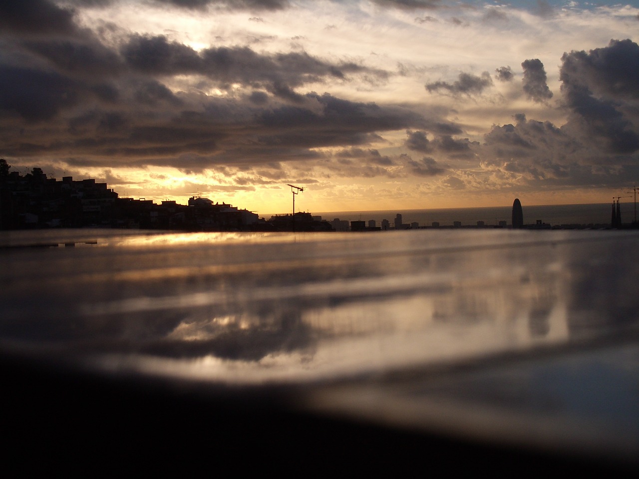 Image - after the rain on terrace dawn skies