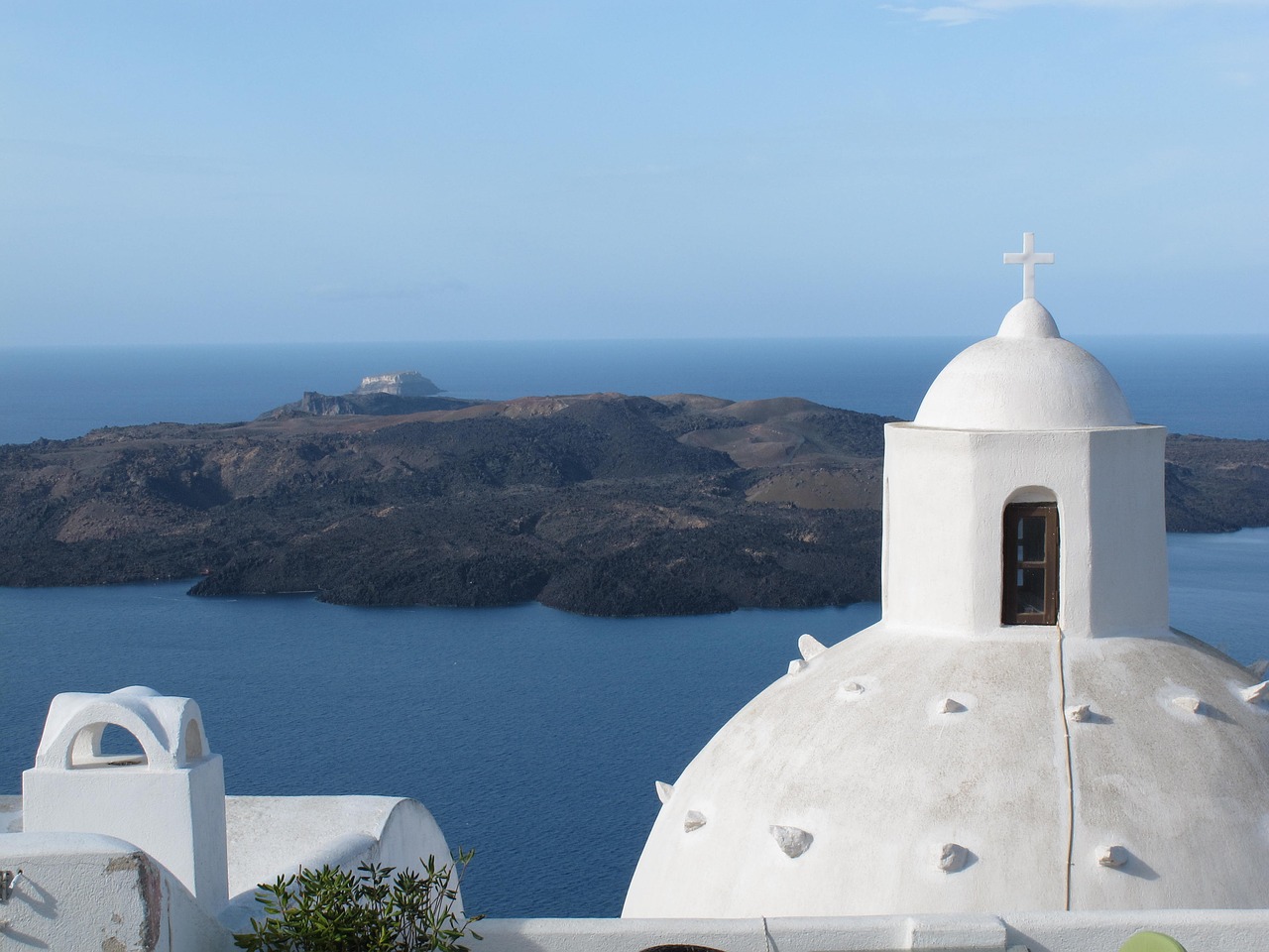 Image - greece santorini church travel