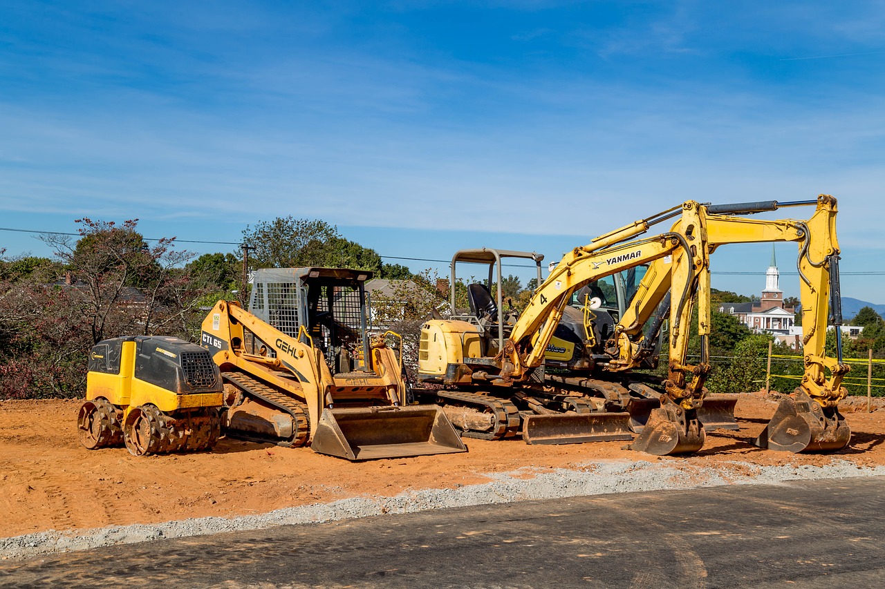 Image - heavy equipment dig yellow