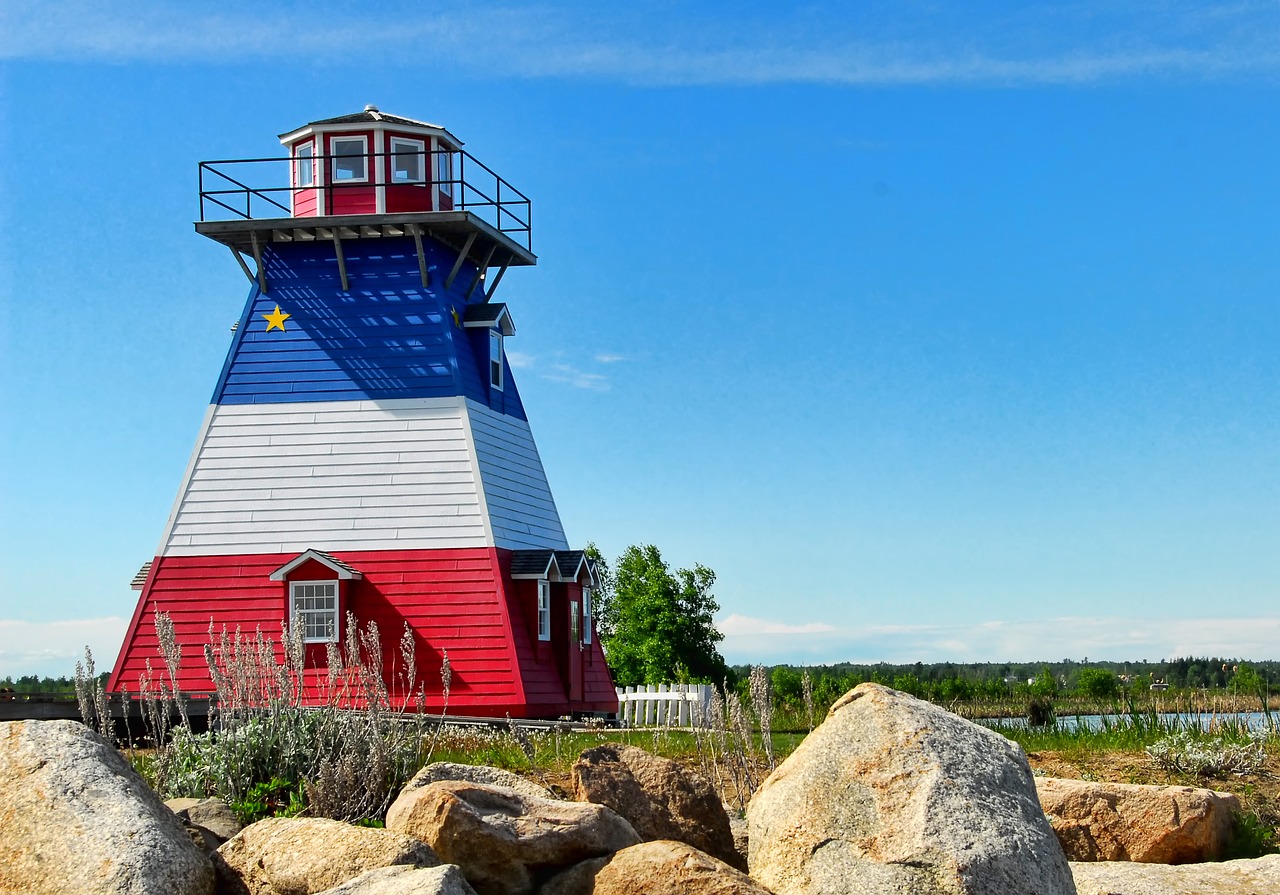 Image - lighthouse acadian neguac canada