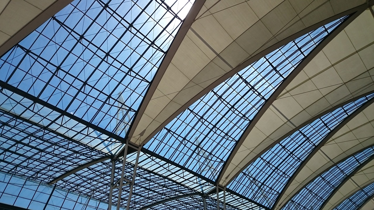 Image - airport munich ceiling construction