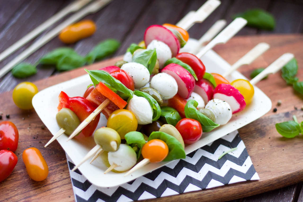 Image - spit antipasti tomatoes olives