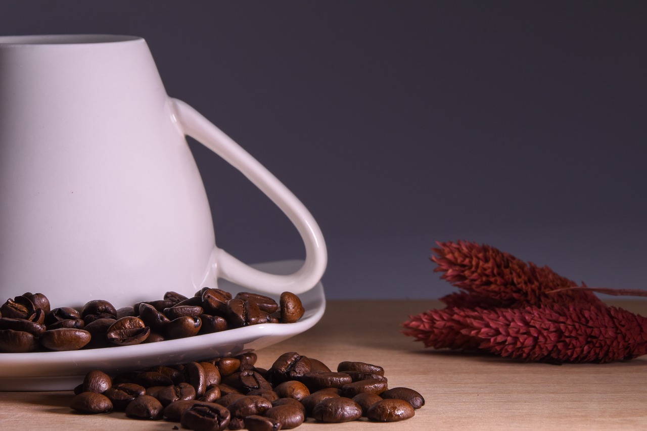 Image - cup grain coffee coffee still life