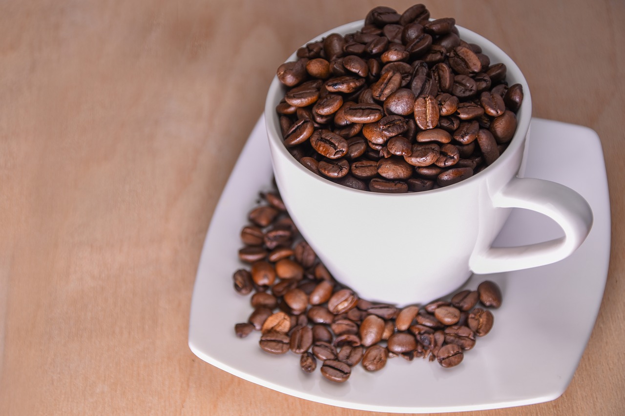 Image - cup grain coffee coffee still life