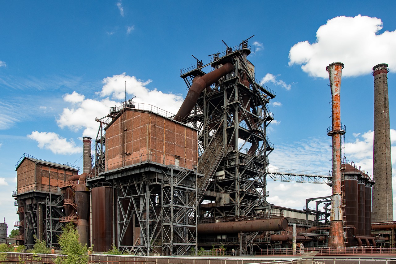 Image - duisburg steel mill factory