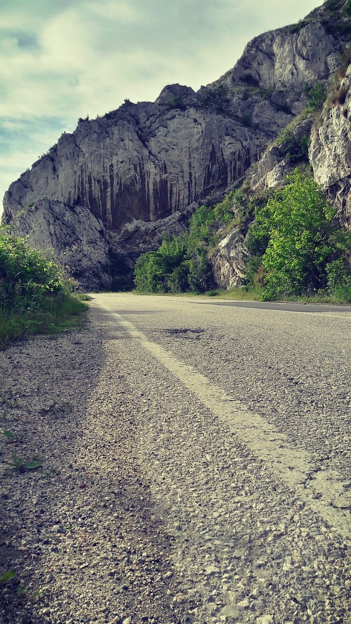 Image - way road summer mountain sky