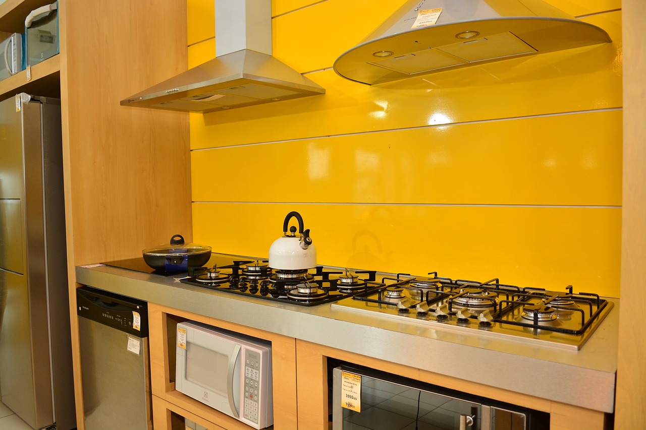 Image - kitchen burner yellow