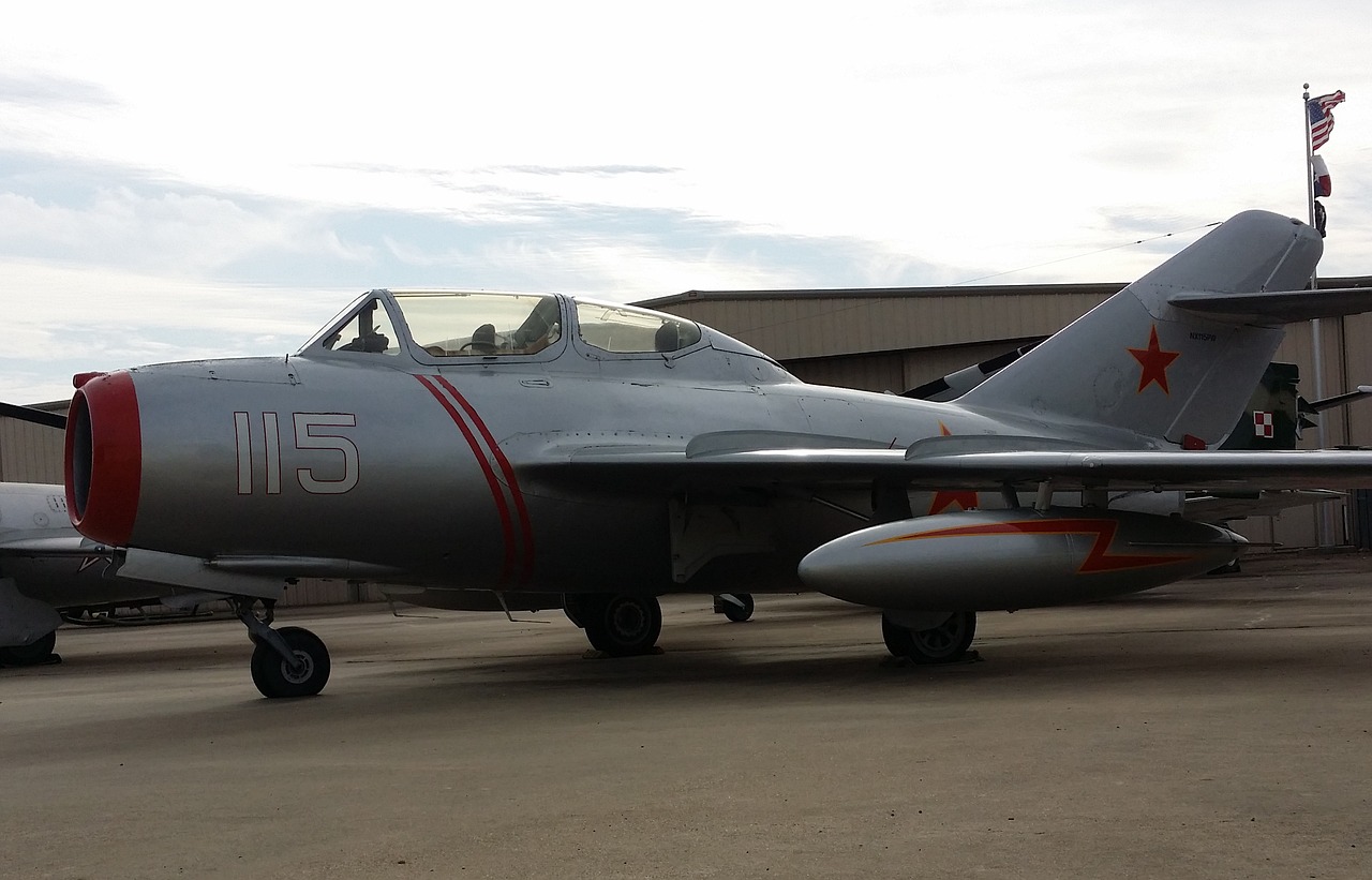 Image - mig 15 fighter jet aircraft soldier