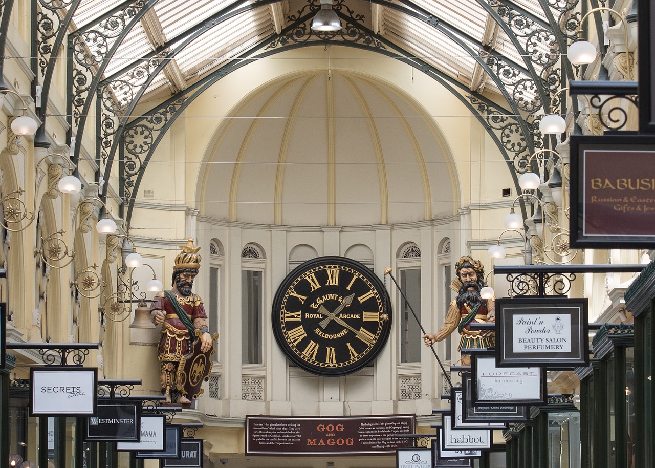 Image - royal arcade clock clock face