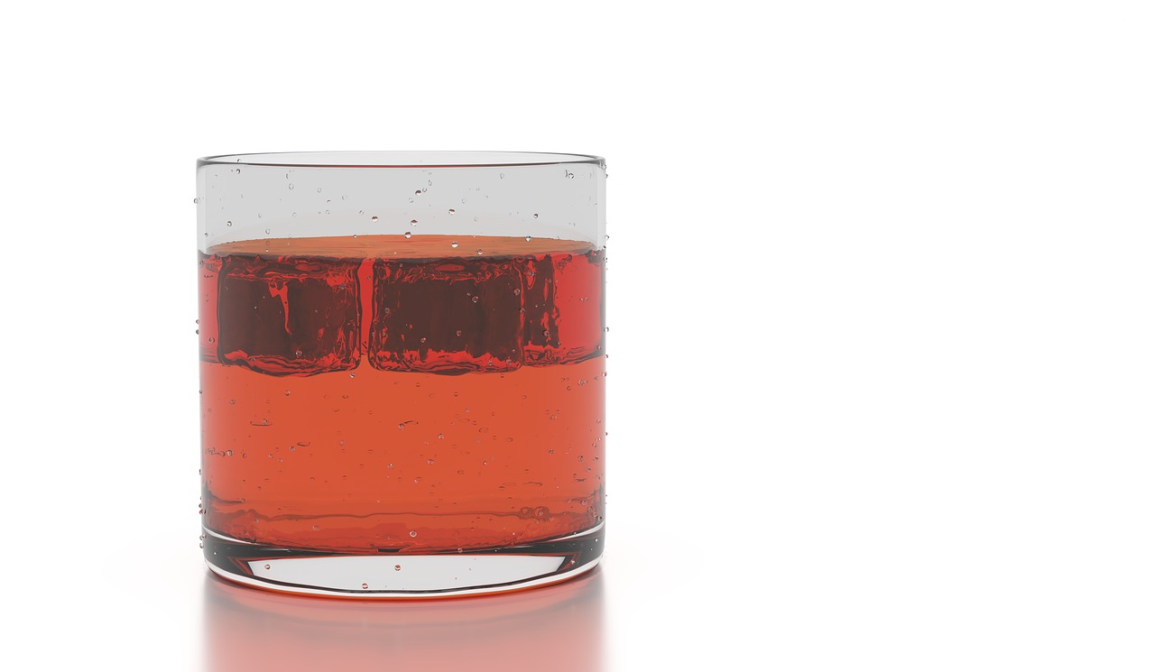 Image - rendering 3d glass drink