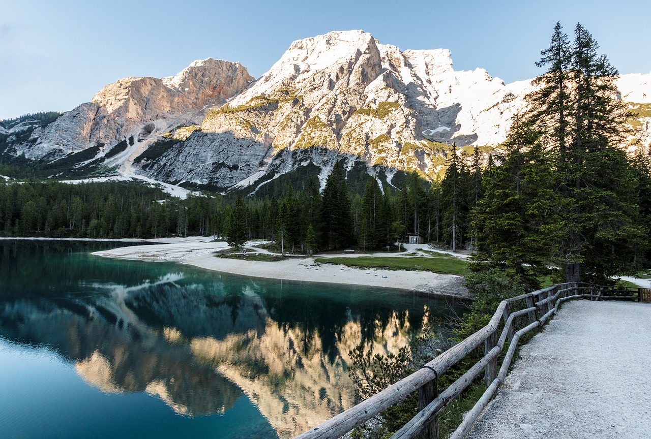 Image - lake bergsee panorama nature park