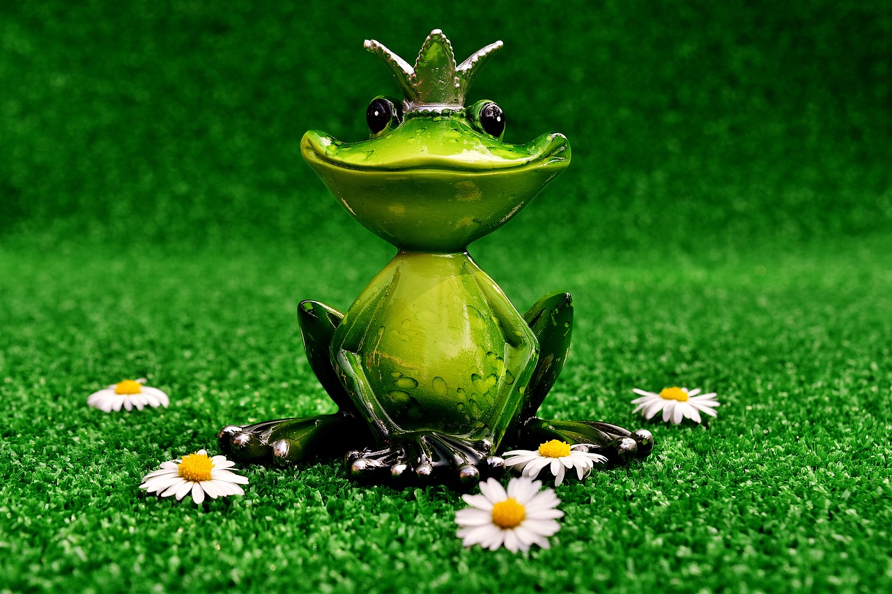 Image - frog figure frog prince meadow