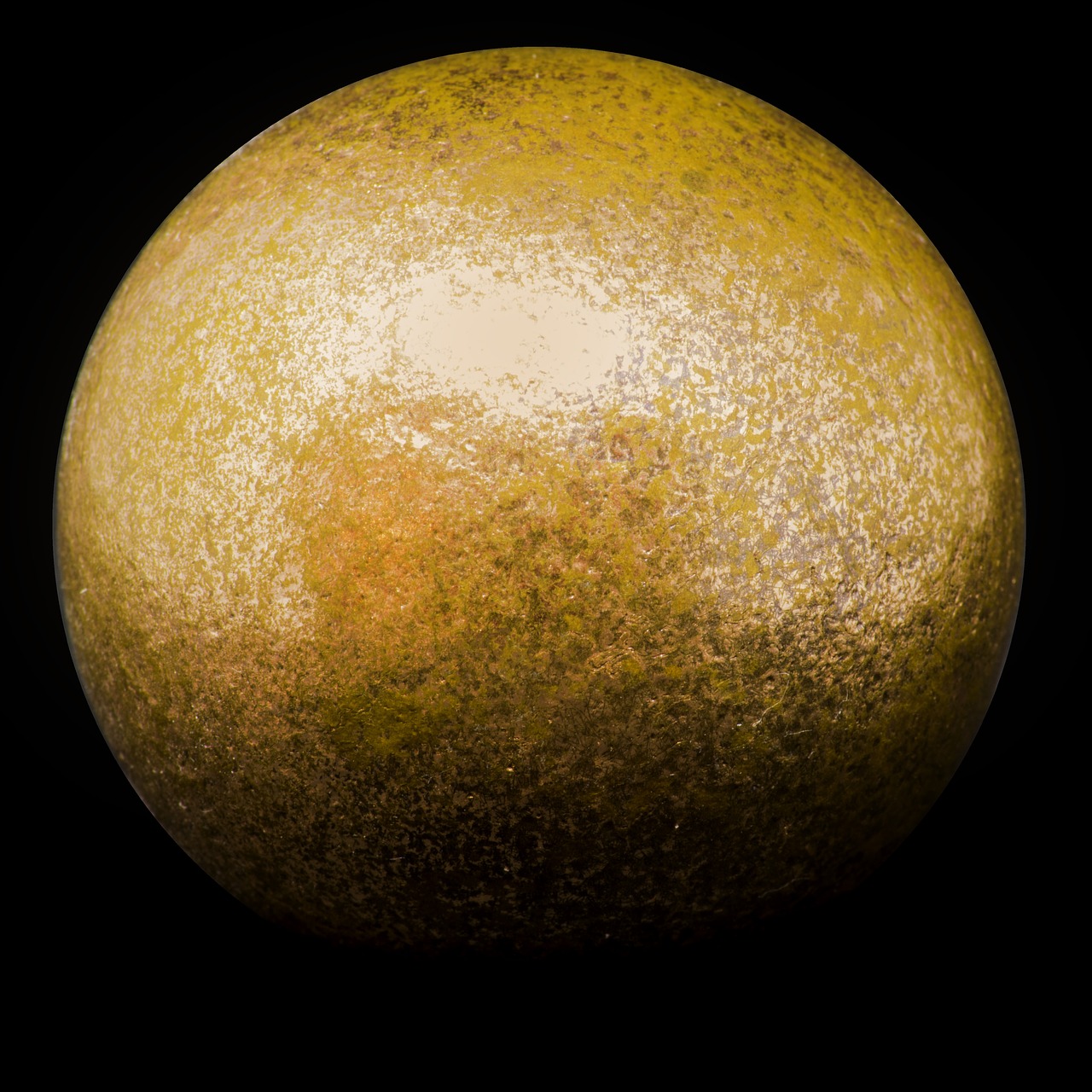 Image - copper ball metal texture sphere