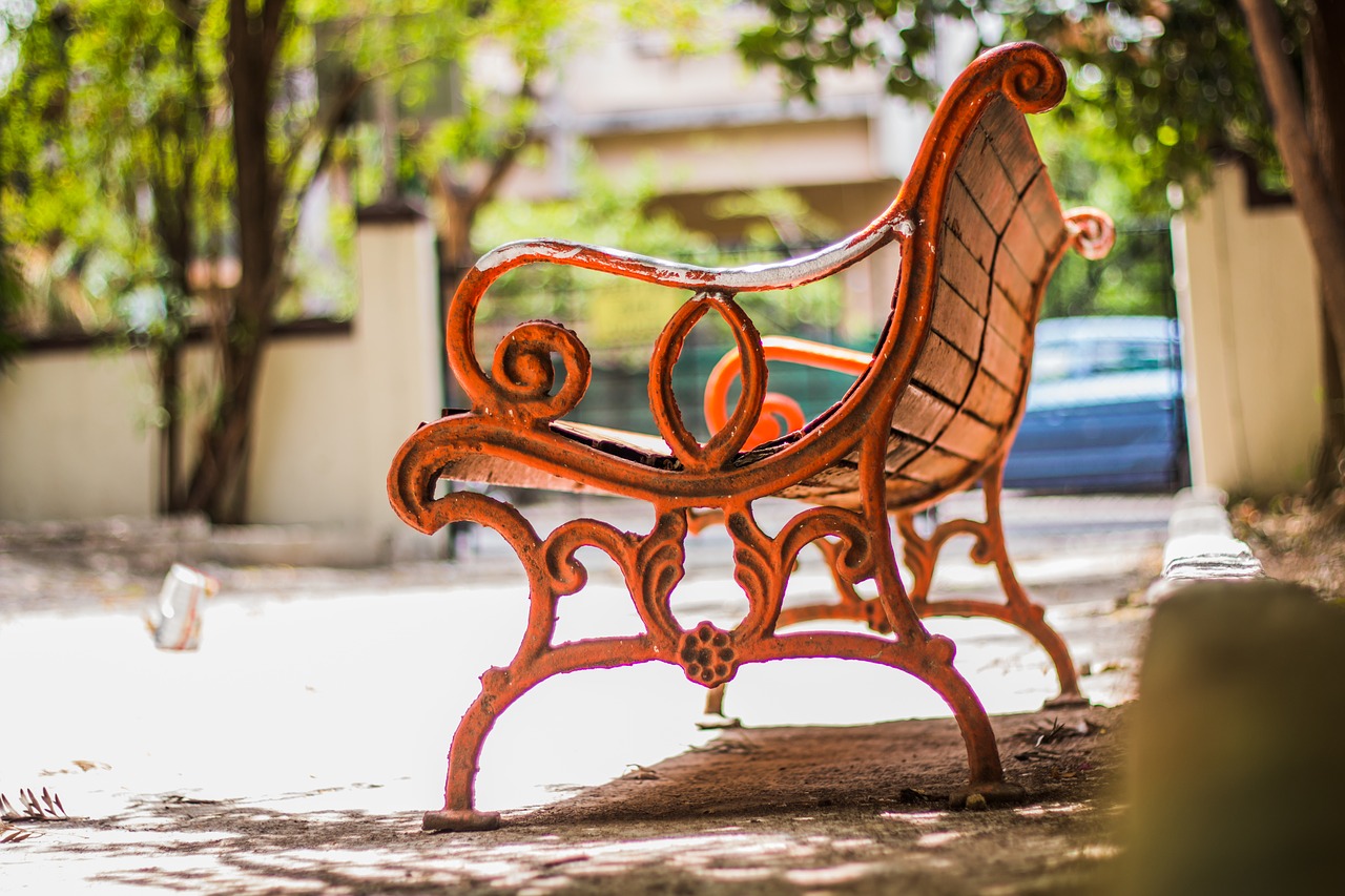 Image - bench park park bench outdoor seat