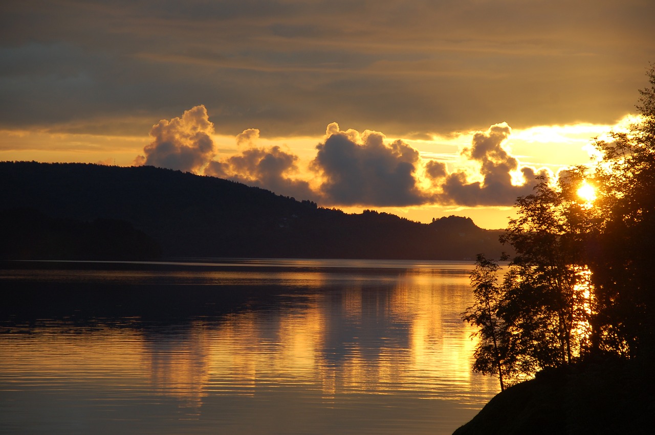 Image - sunset the mood sea views calm
