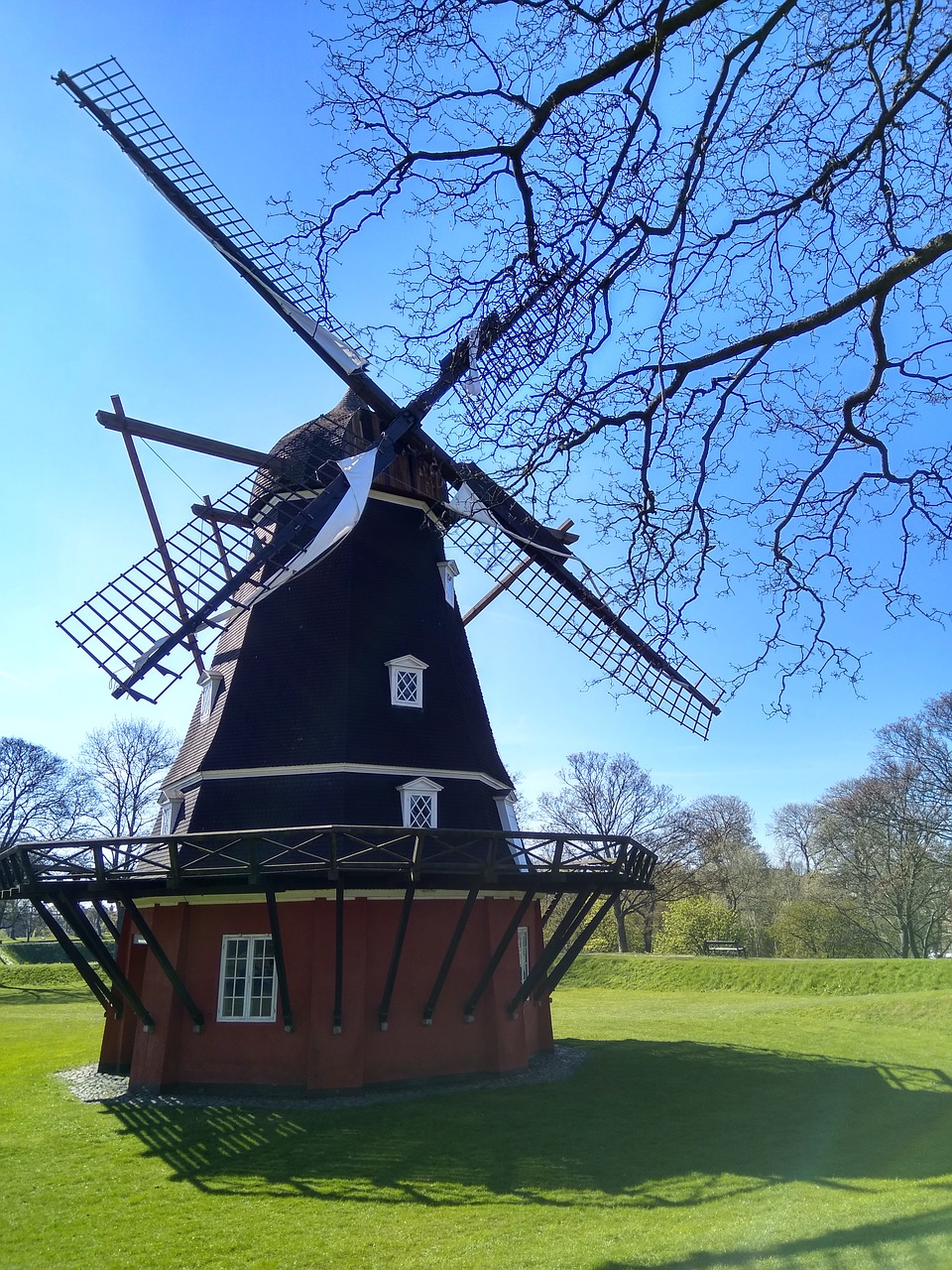 Image - windmill europe landscape