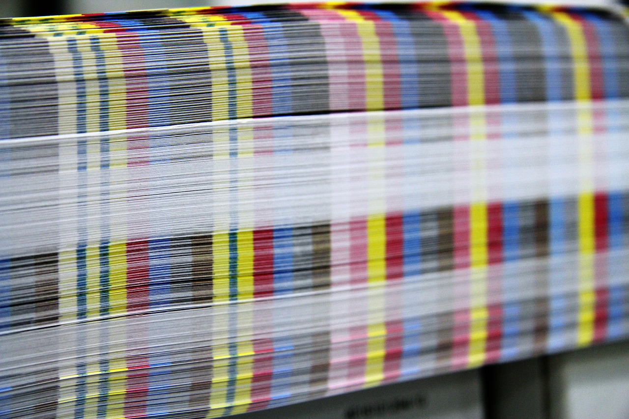 Image - printed matter paper press