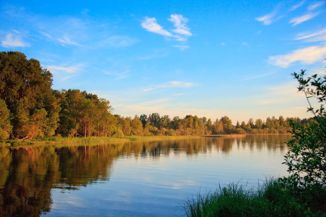 Image - lake sky reflection nature