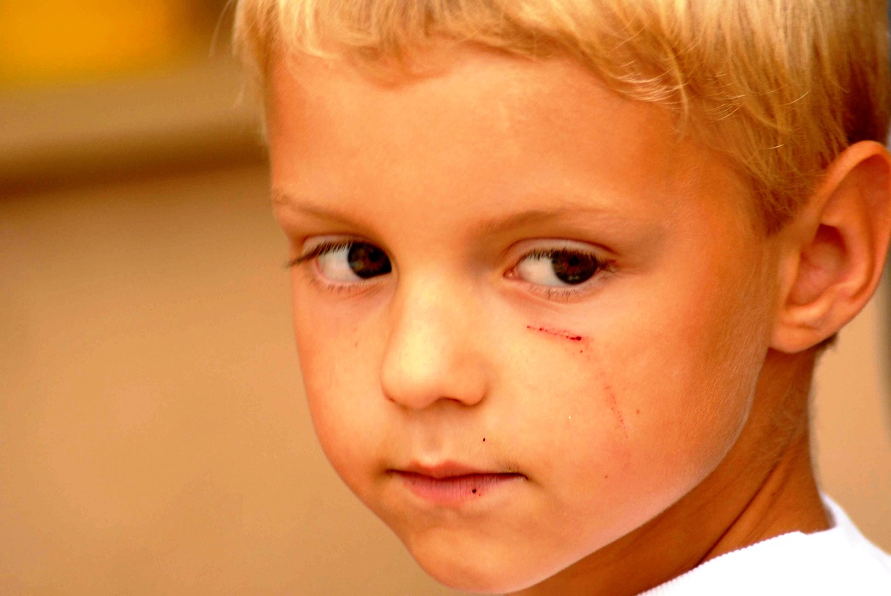 Image - boy portrait face blonde view