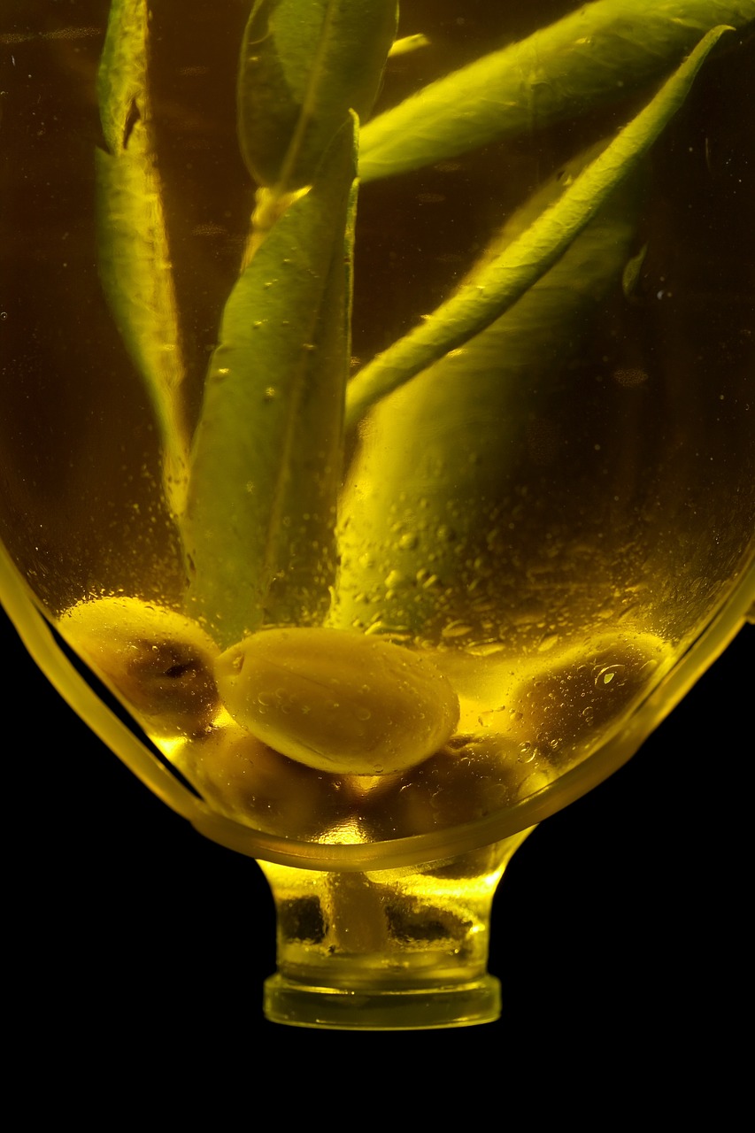 Image - olives bottle olive oil oil health