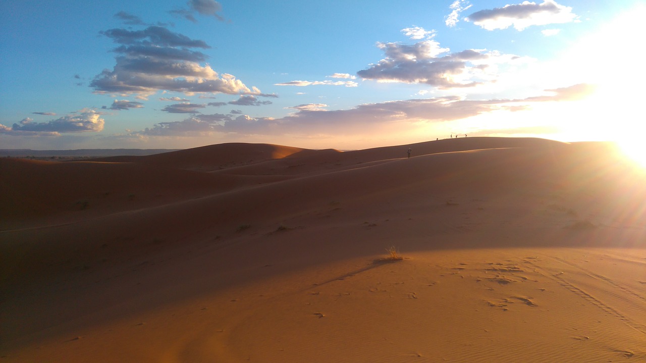Image - desert sun sand nature sky