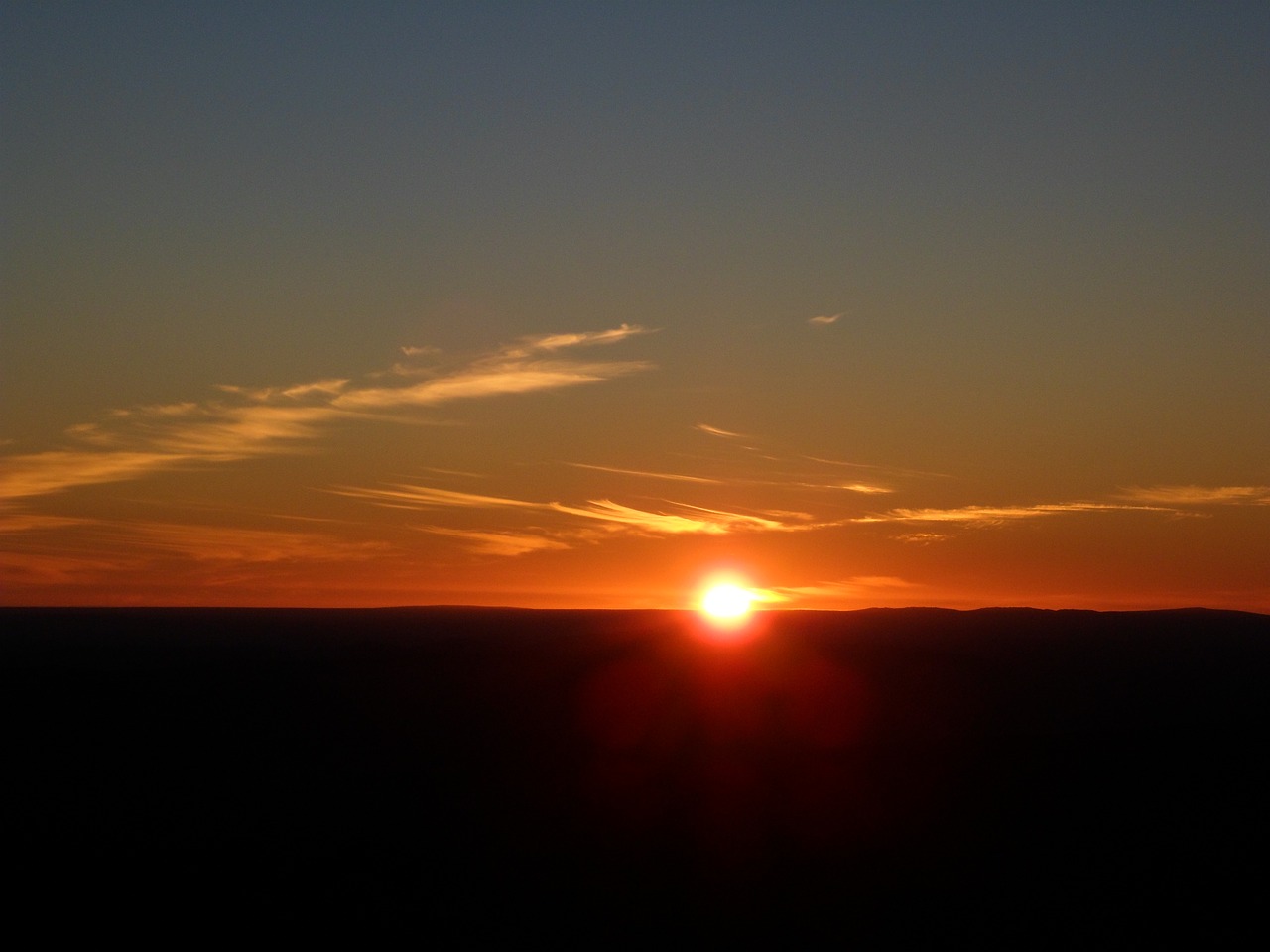 Image - sunset in namibia sunset