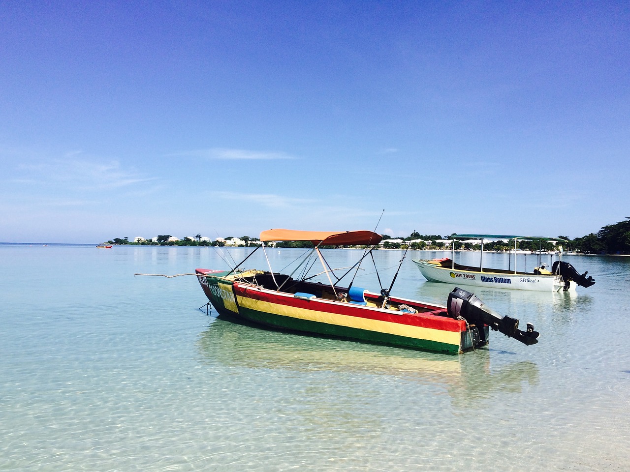 Image - jamaica negril beach boat