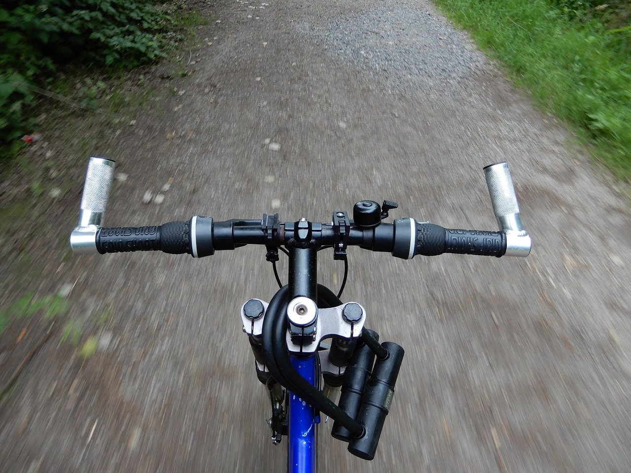 Image - bike handlebars landscape