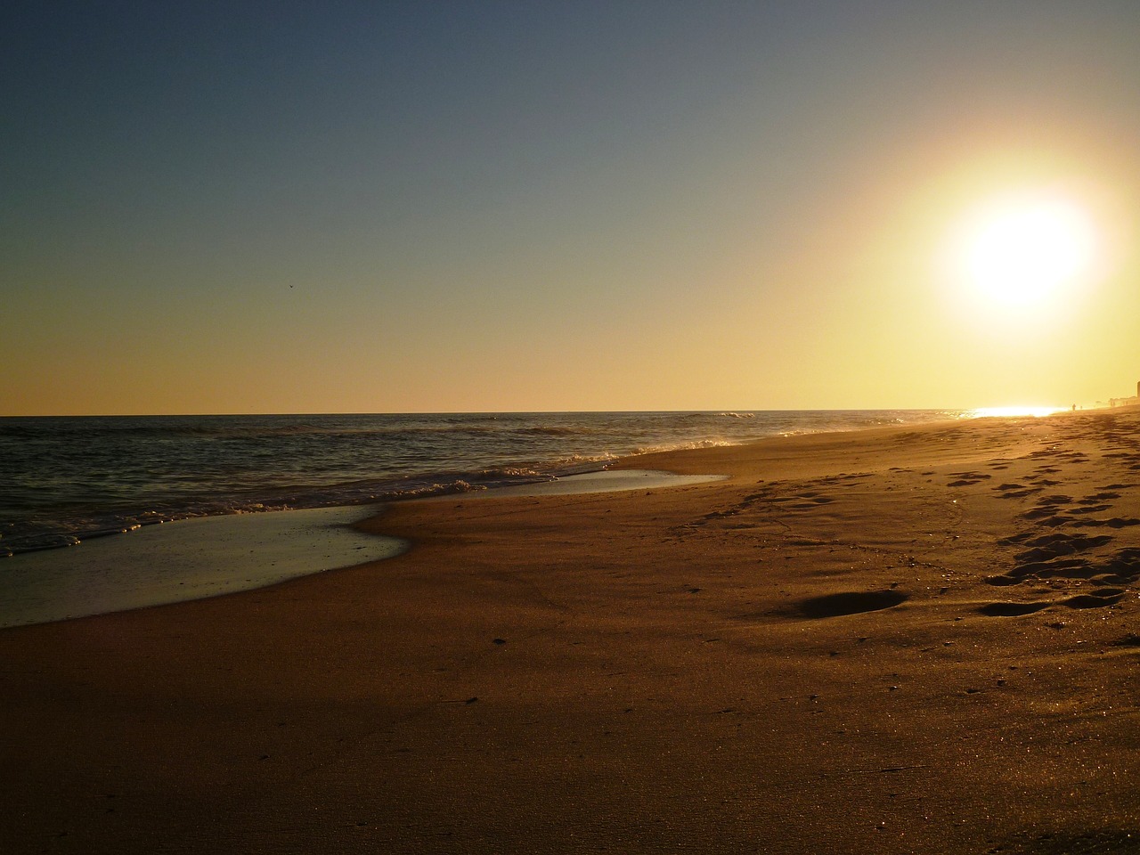 Image - beach sunset pensacola sunset beach