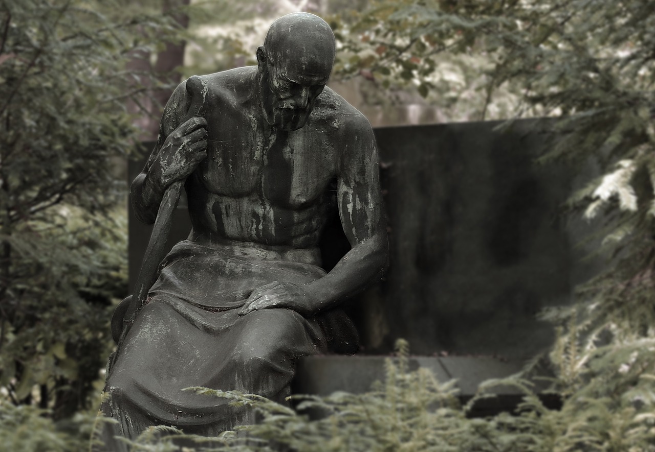 Image - mourning thoughtful sculpture sad