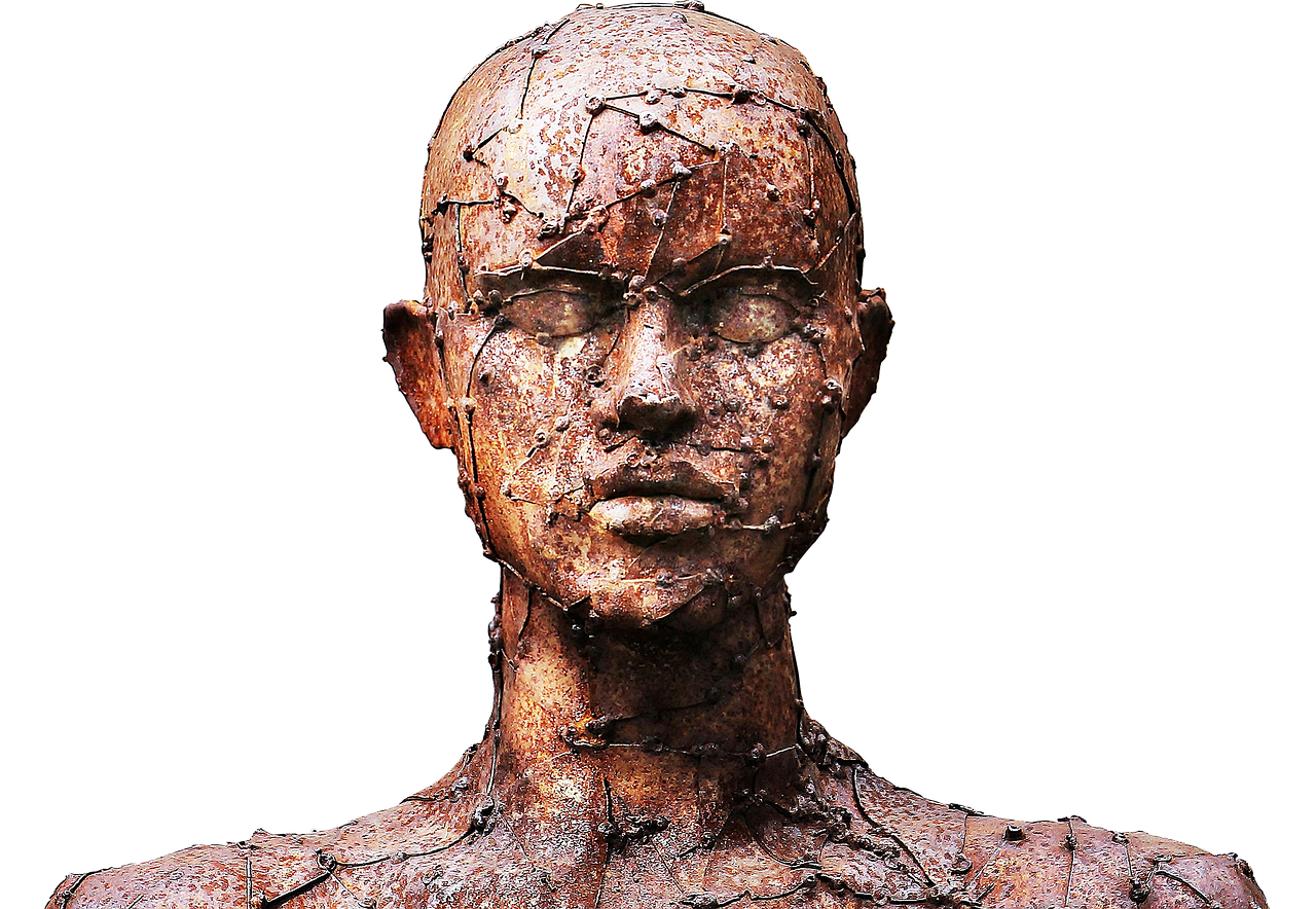 Image - art sculpture scrap sculpture human