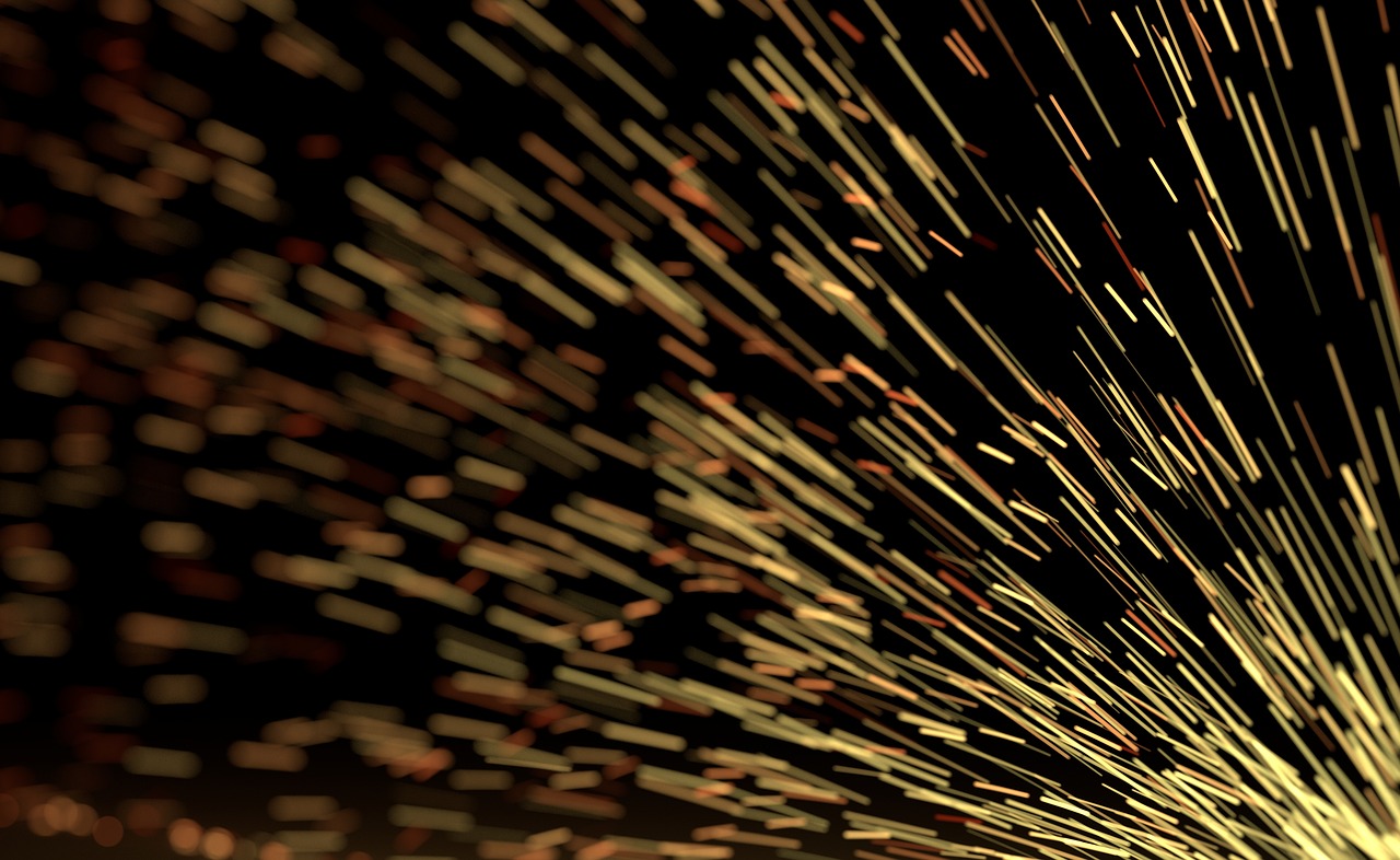 Image - rendering abstract sparks