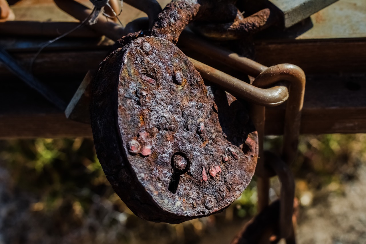 Image - heart love padlock romantic rusty