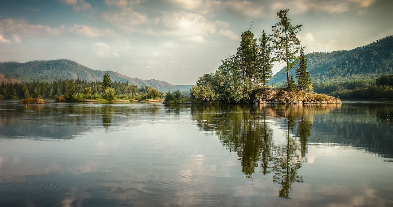 Image - island river travel landscape