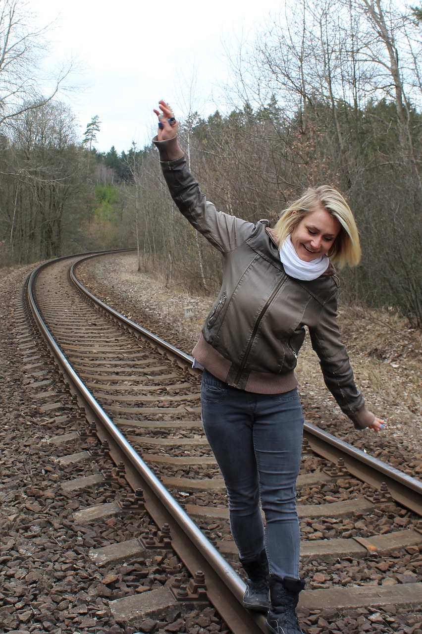Image - girl track happy