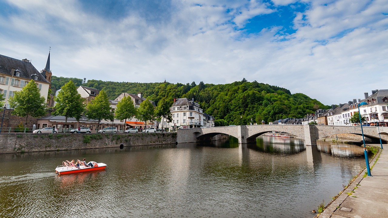 Image - bouillon ardennes belgium river