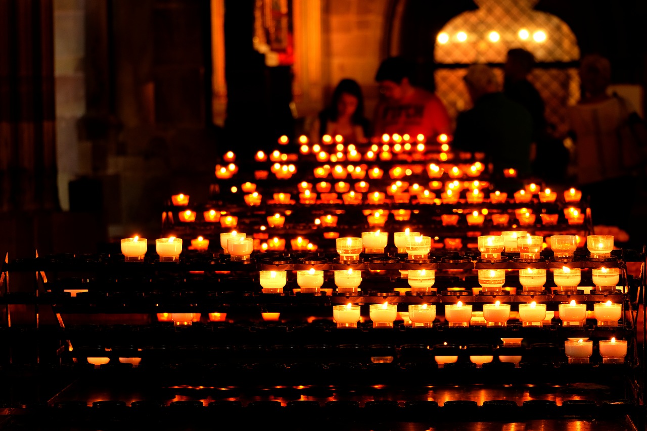Image - candles lights light church
