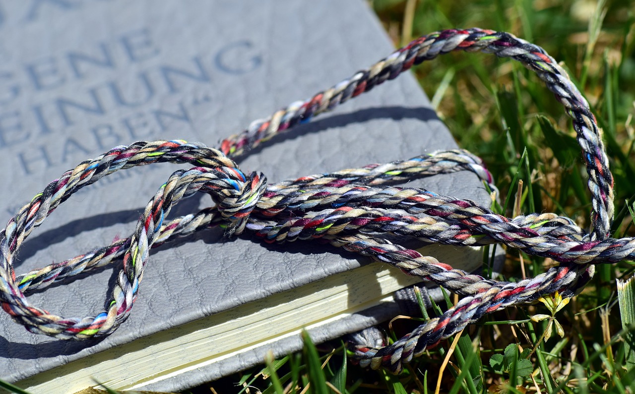 Image - book close meadow grass