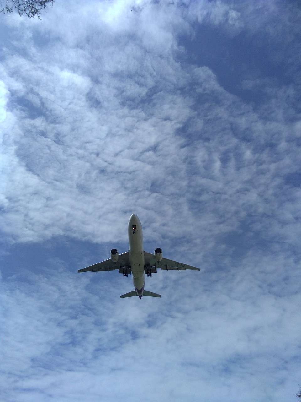 Image - plane sky blue sky morning under