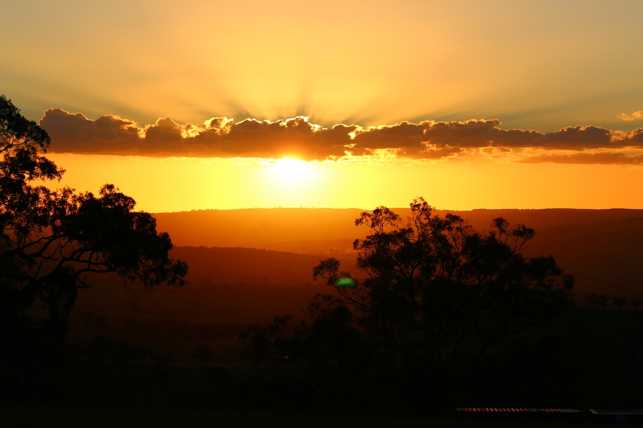 Image - sunset bathurst australia