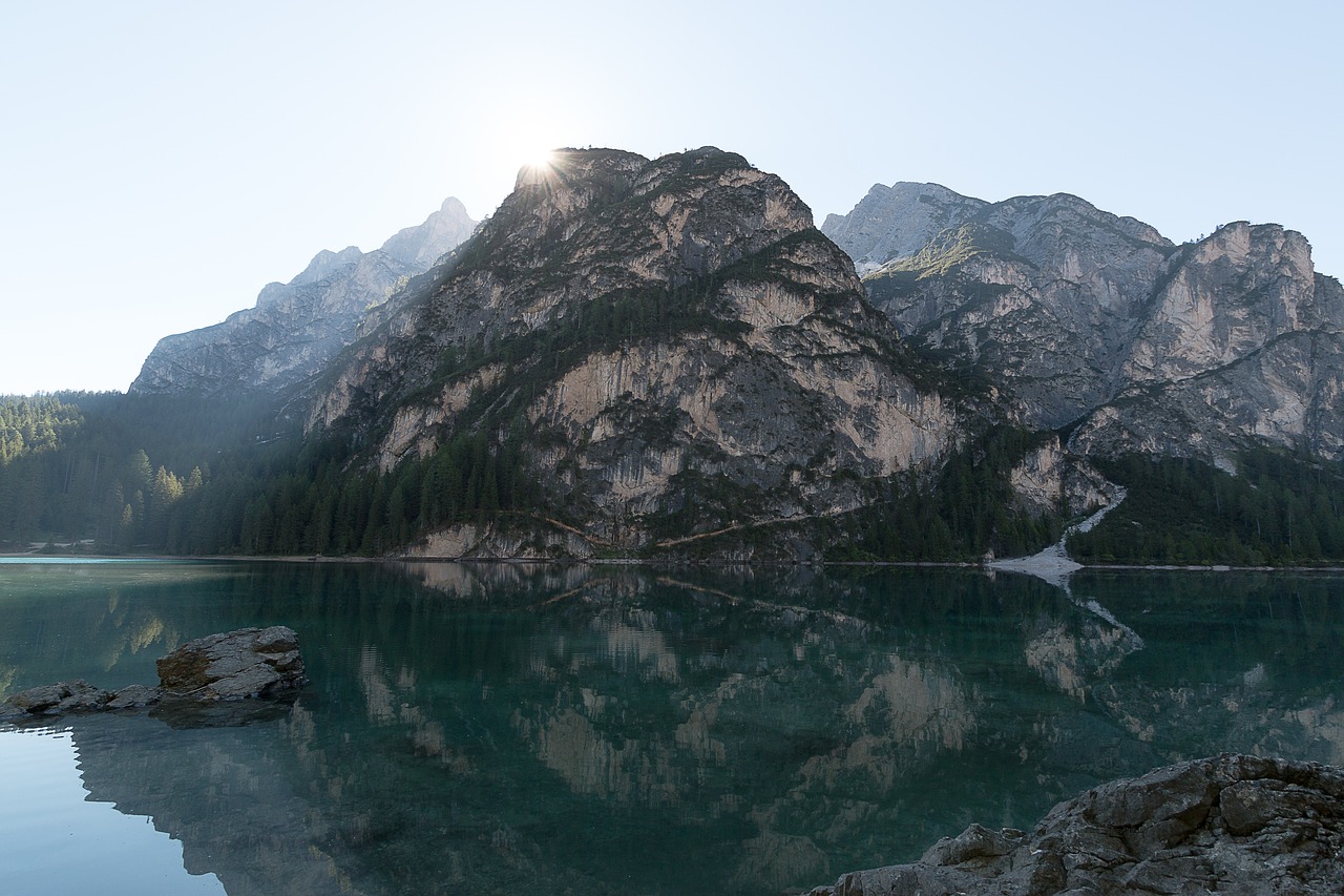 Image - lake bergsee nature landscape