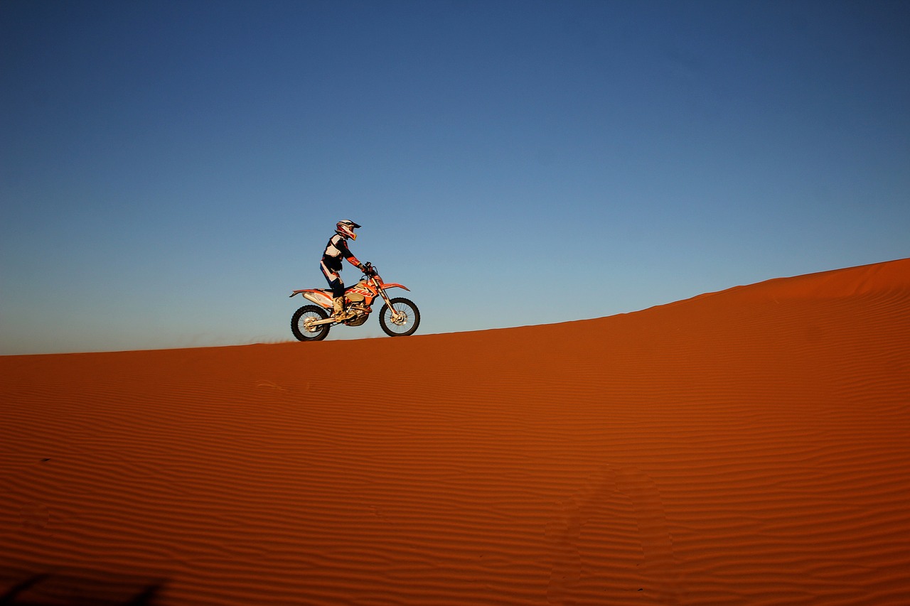 Image - moto enduro morocco desert