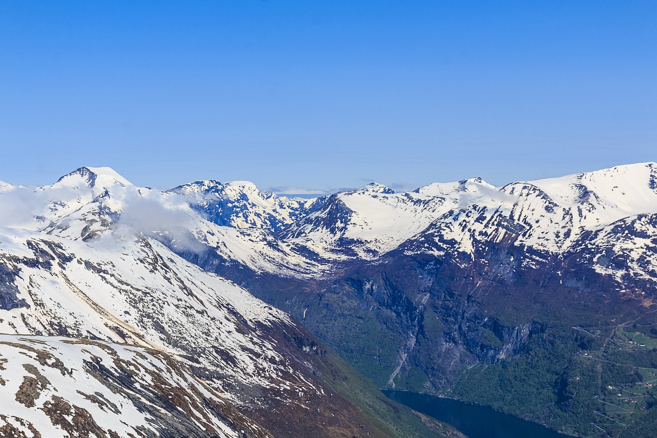 Image - norway geiranger fjord landscape