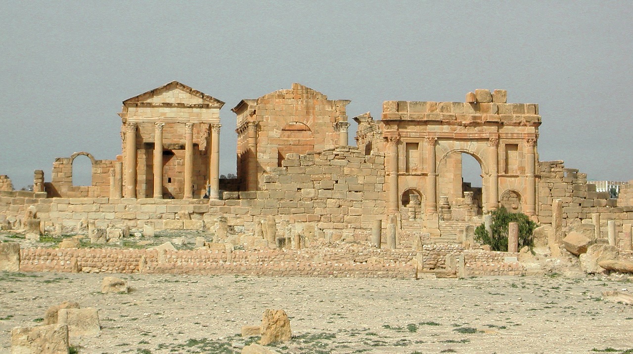 Image - roman ruins sbeitla tunisia africa