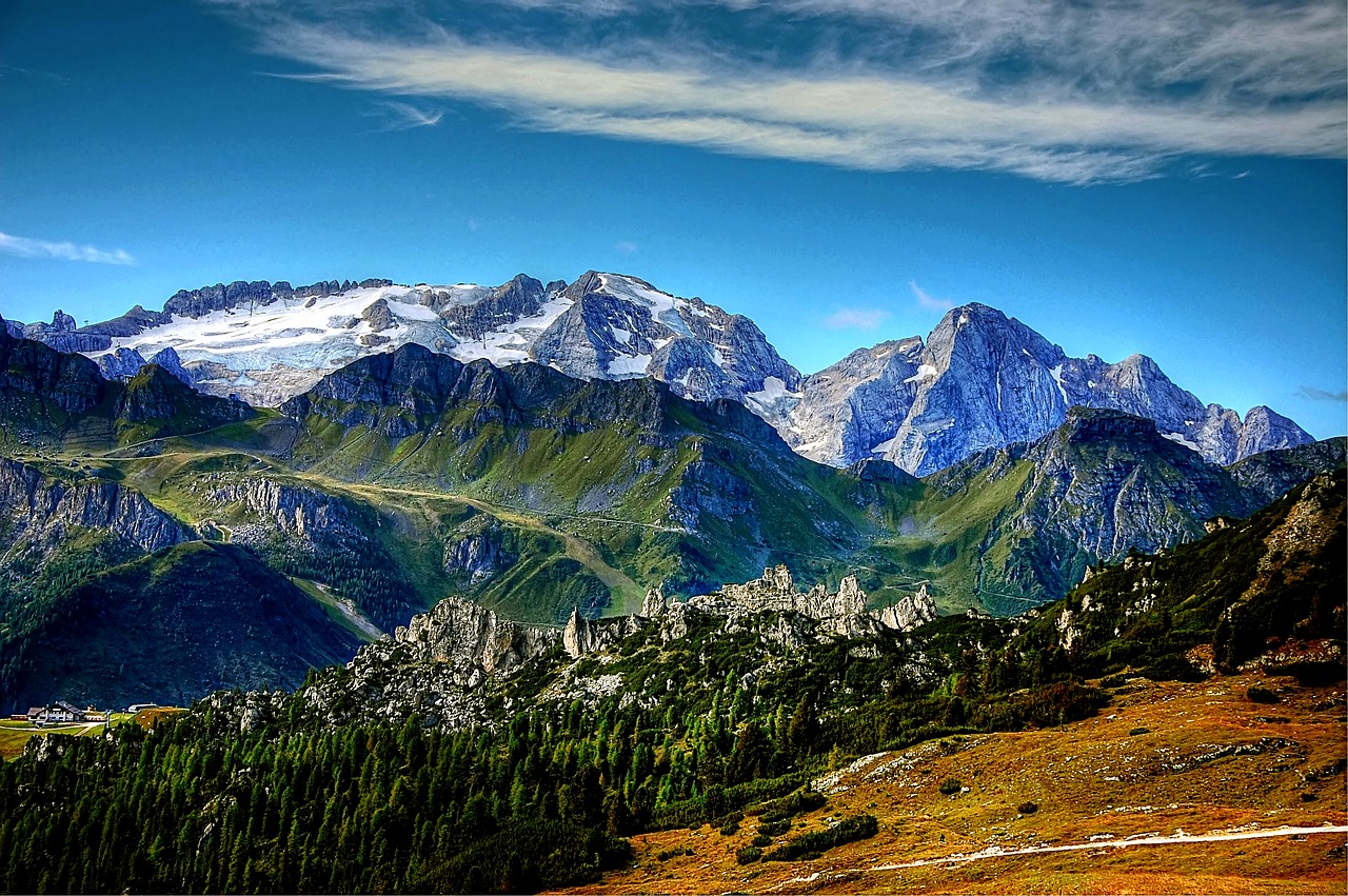 Image - dolomites marmolada italy mountains