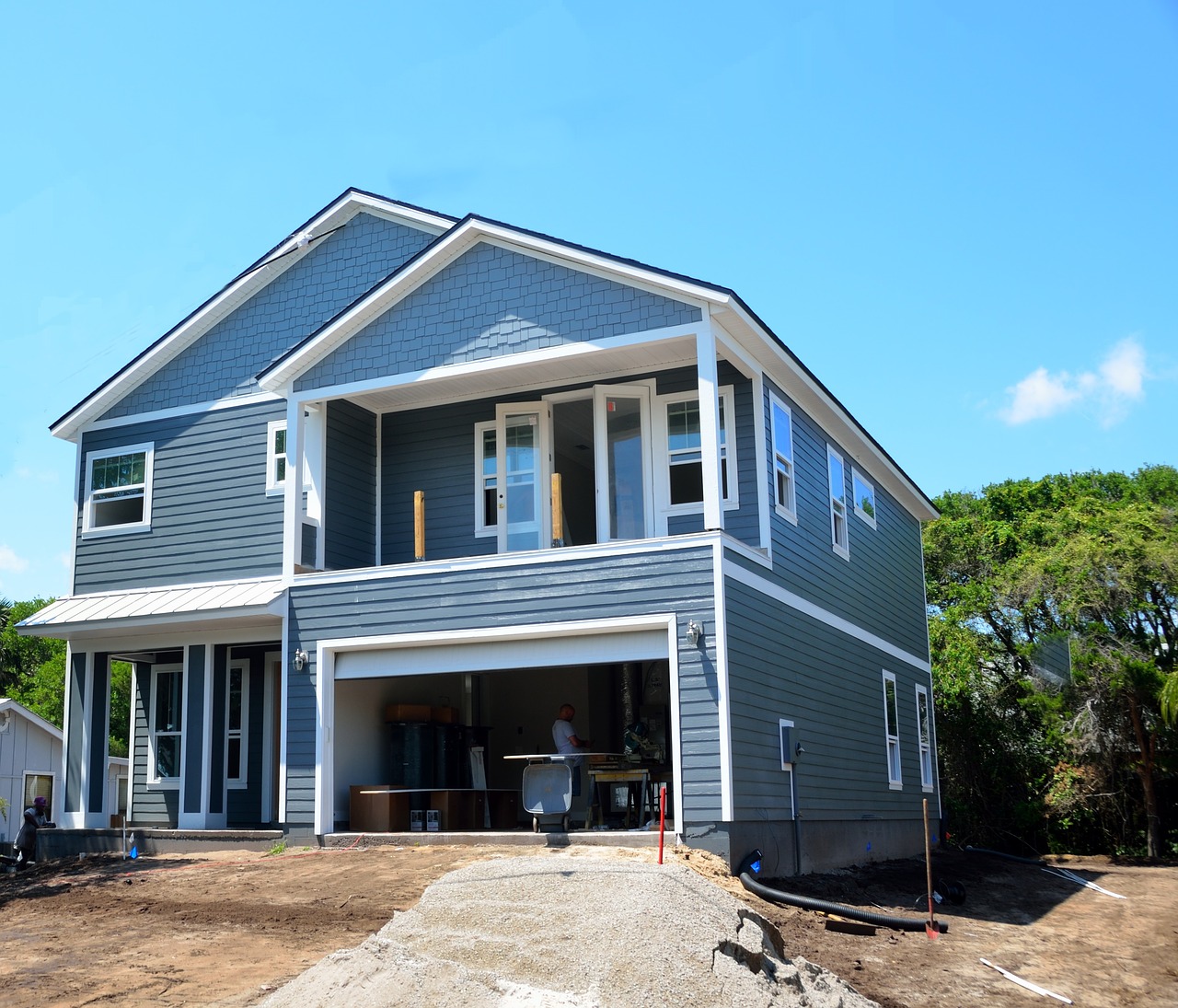 Image - new home construction site house